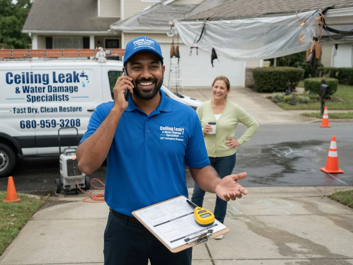 Ceiling Leak Cleanup Harkers Island, NC FAQs